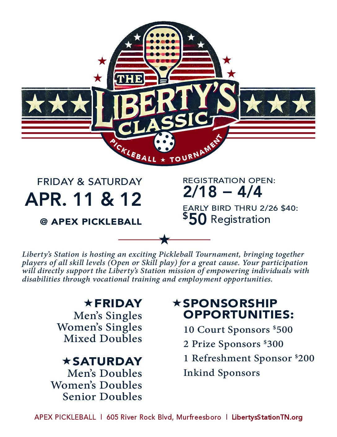 Liberty's Station Fall Gallery Flyer